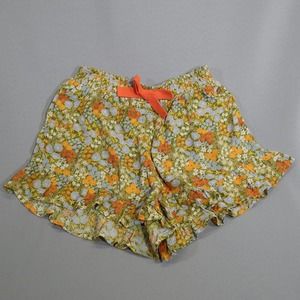 Matilda Jane 435 Shorts Girl's Size 14 Fun Festival Shorts Green Yellow Blue